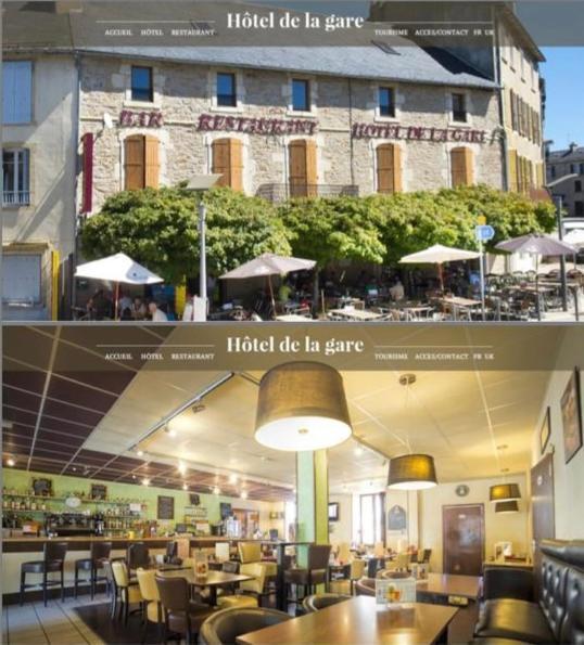 Hotel De La Gare Severac-d'Aveyron Exterior photo
